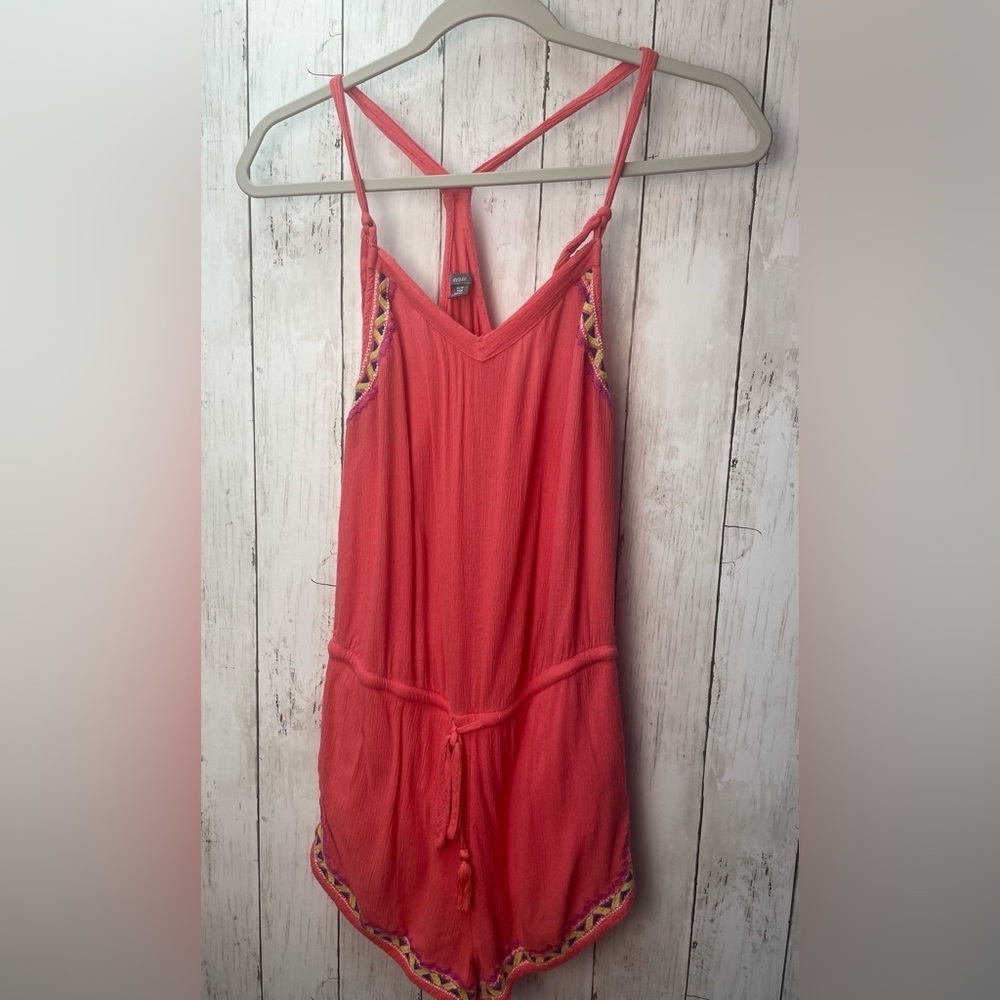Aerie Pink/Coral Romper size XS